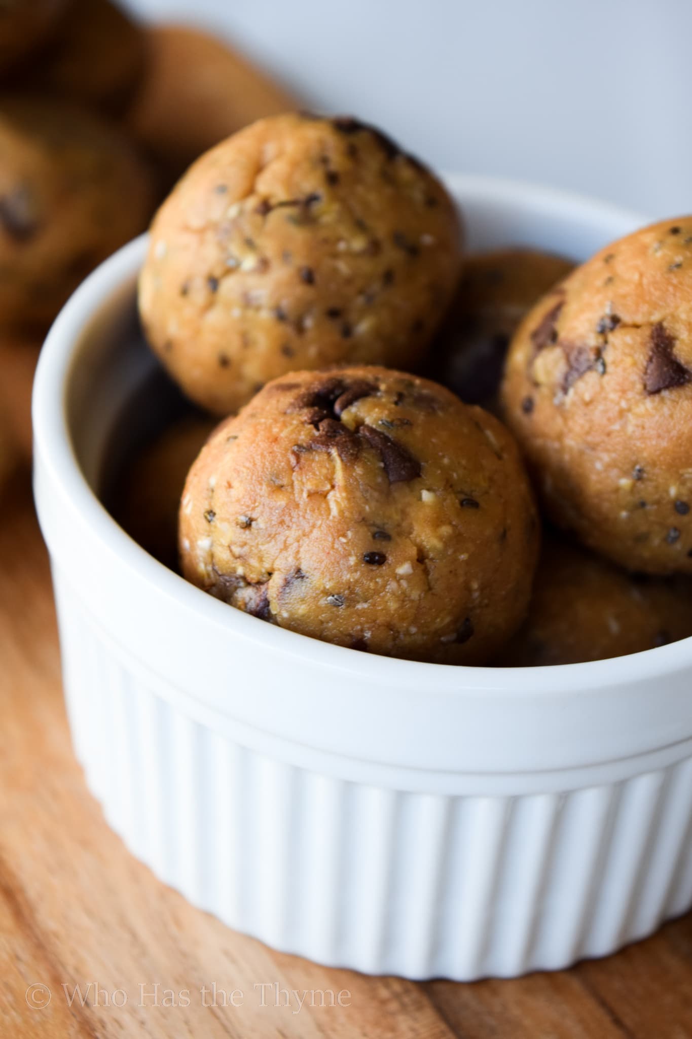 Simple Cookie Dough Bites with Protein and Oats