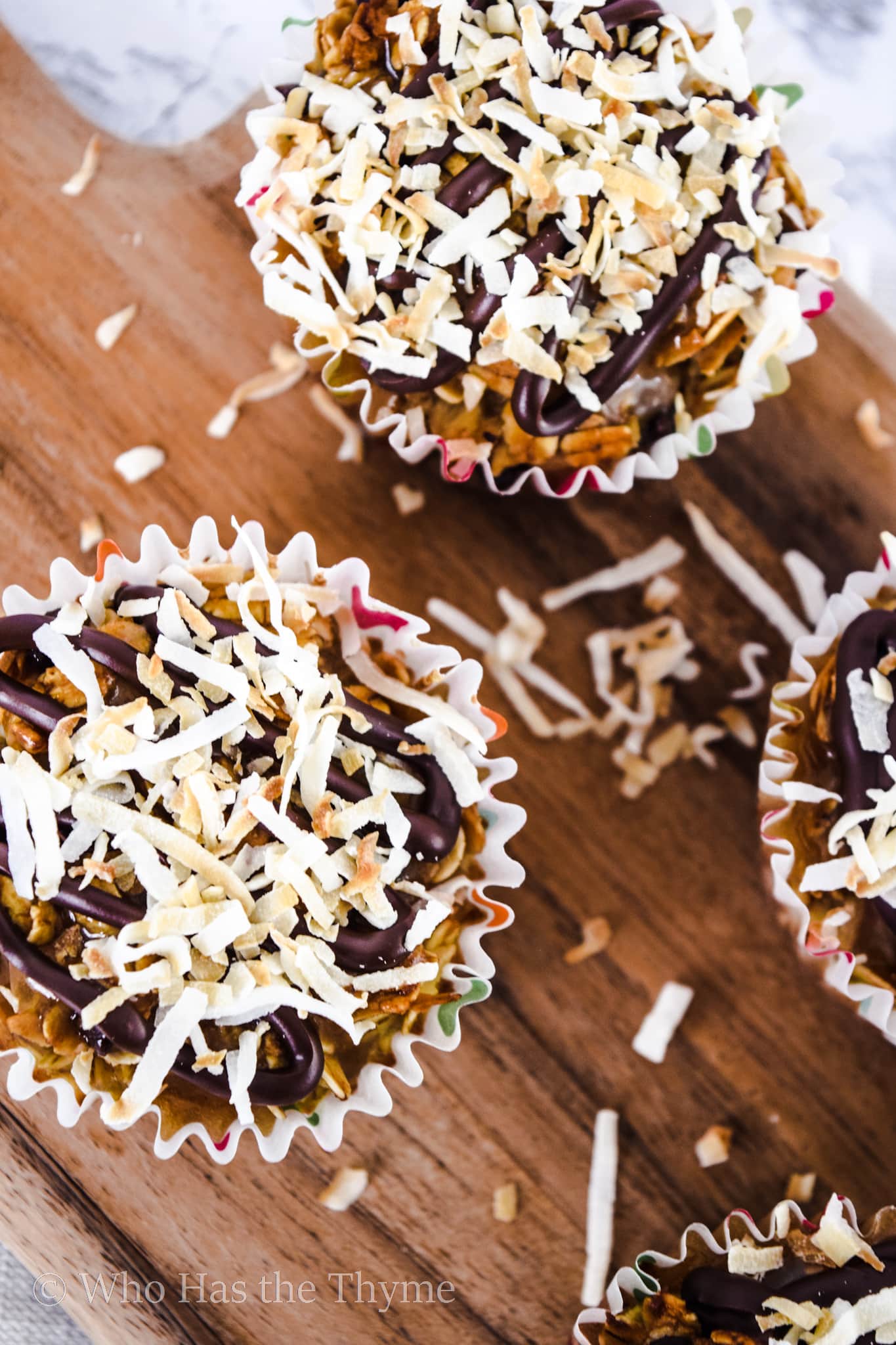 Samoa Baked Oatmeal Cups with Toasted Coconut