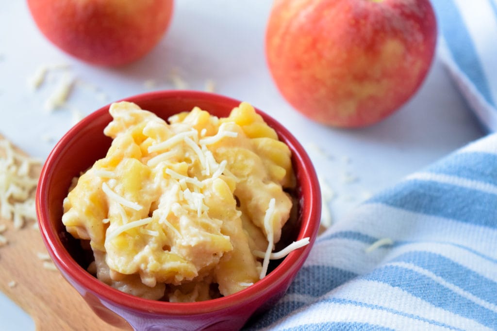 Gluten Free Fall Apple Cider Mac and Cheese