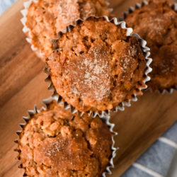 Snickerdoodle Baked Oatmeal Muffins