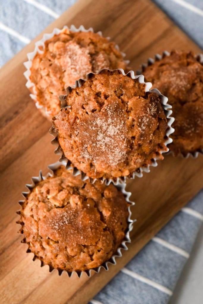 Snickerdoodle Baked Oatmeal Muffins