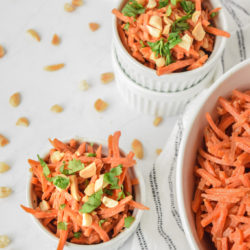 Carrot Salad with Peanut Dressing