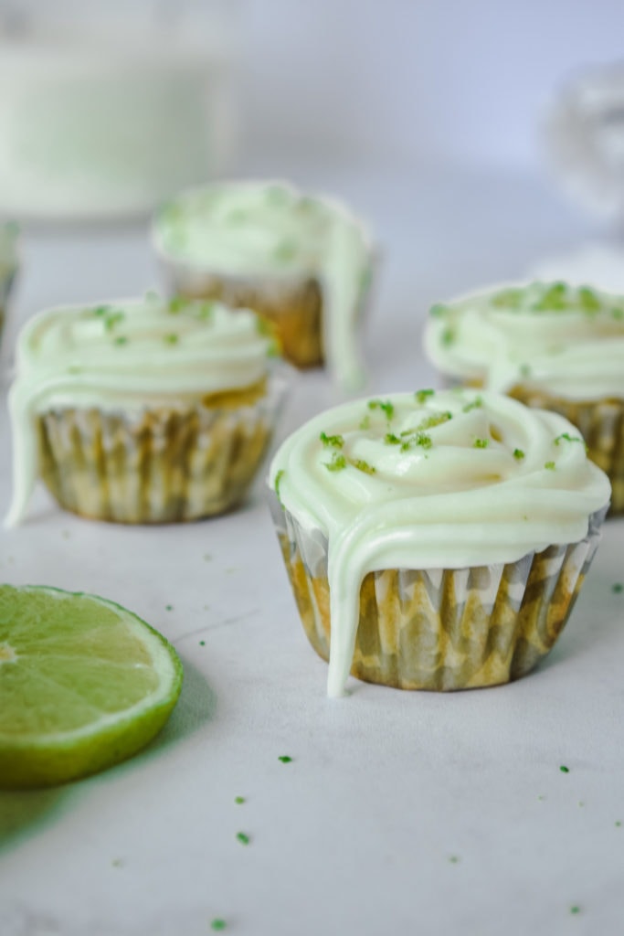 Gluten Free Mini Key Lime Cupcakes