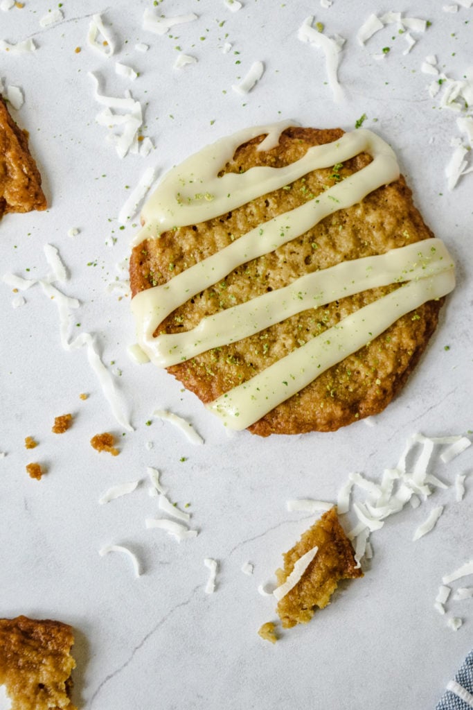 Gluten Free Coconut and Lime Cookies