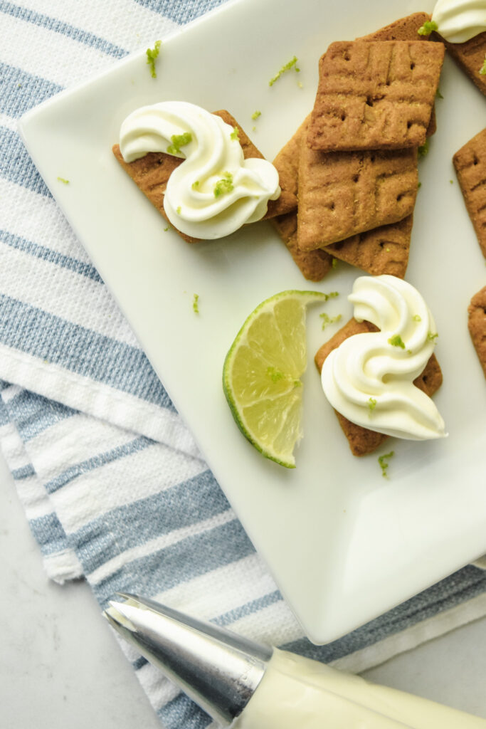 No Bake Coconut Key Lime Cheesecake with Simple Mills Sweet Thins