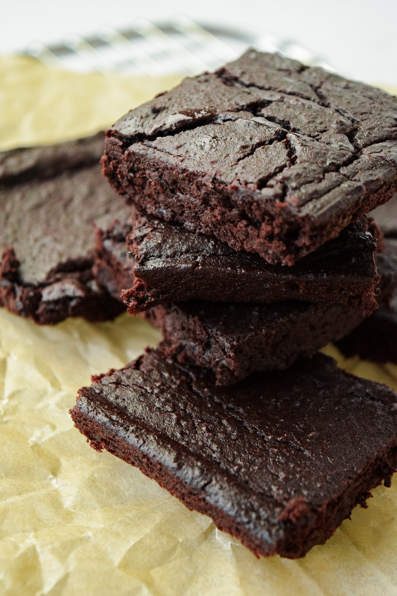 Healthy Gluten Free Black Bean Brownies with Avocado and Date Syrup