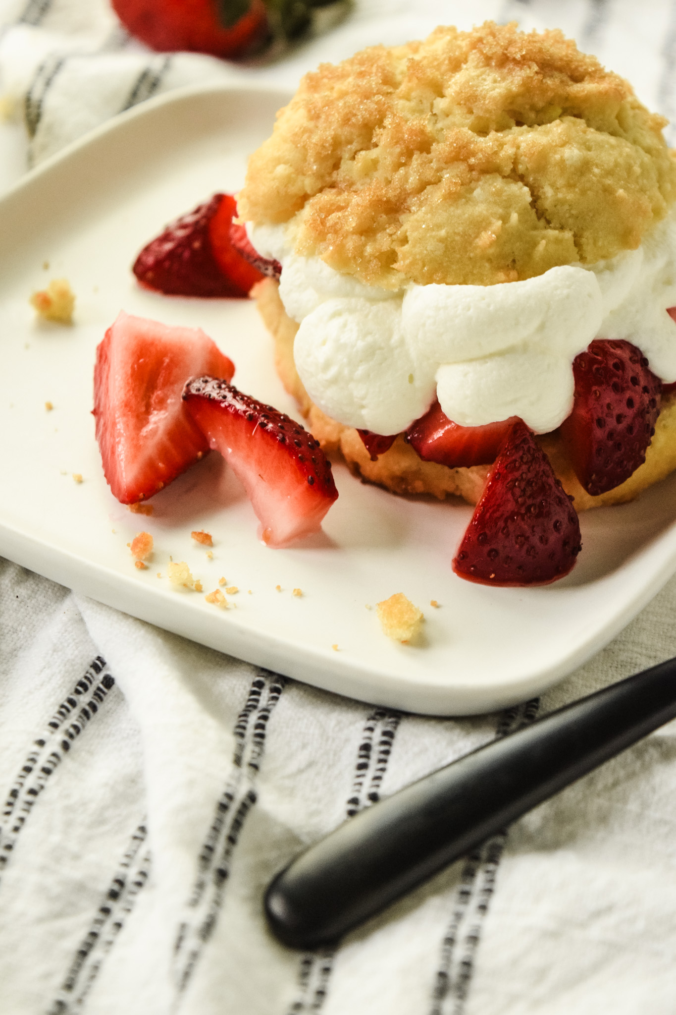 Strawberry Shortcake with Gluten Free Biscuits