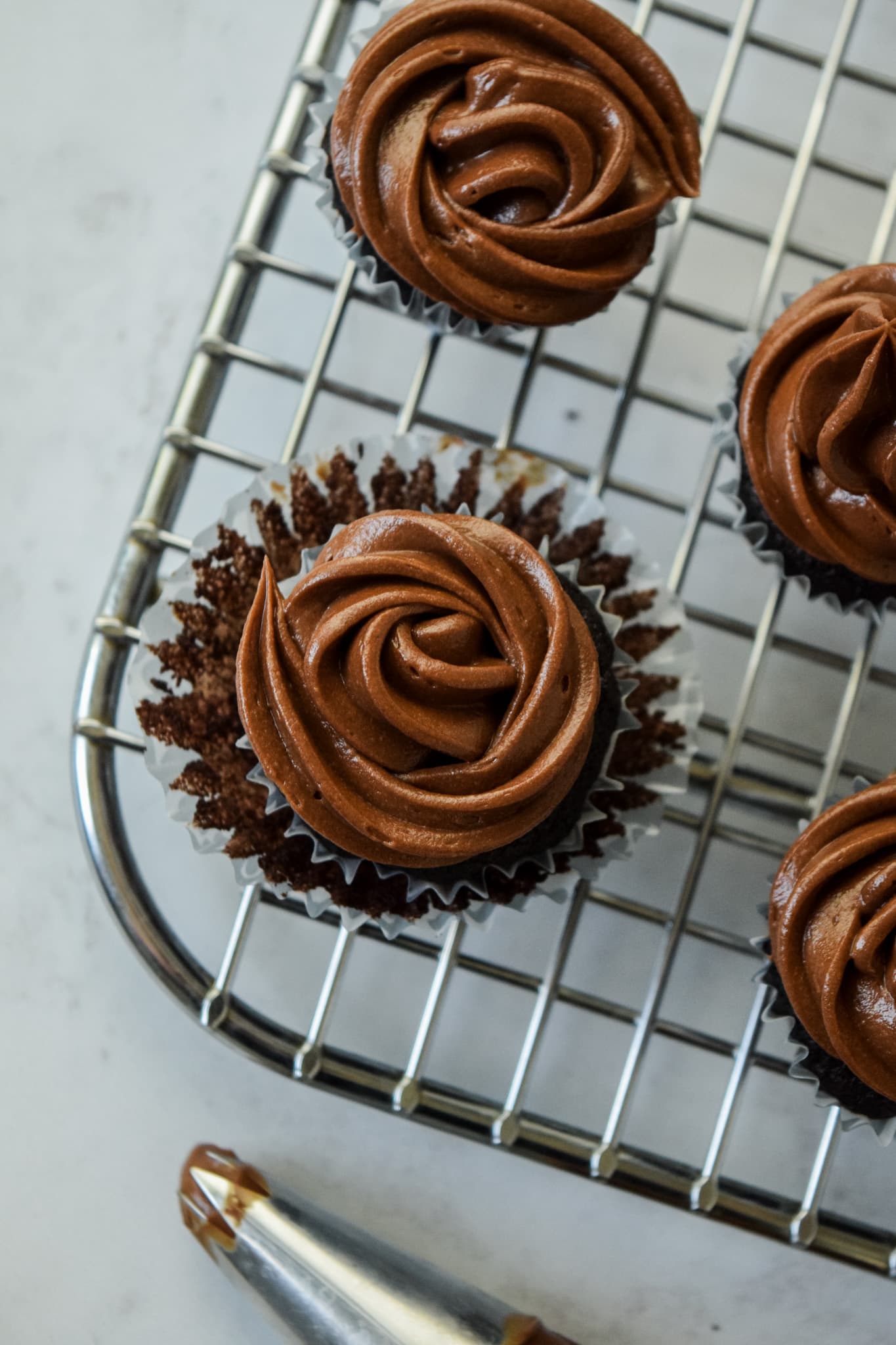 Gluten Free Beatty's Chocolate Cupcakes from Ina