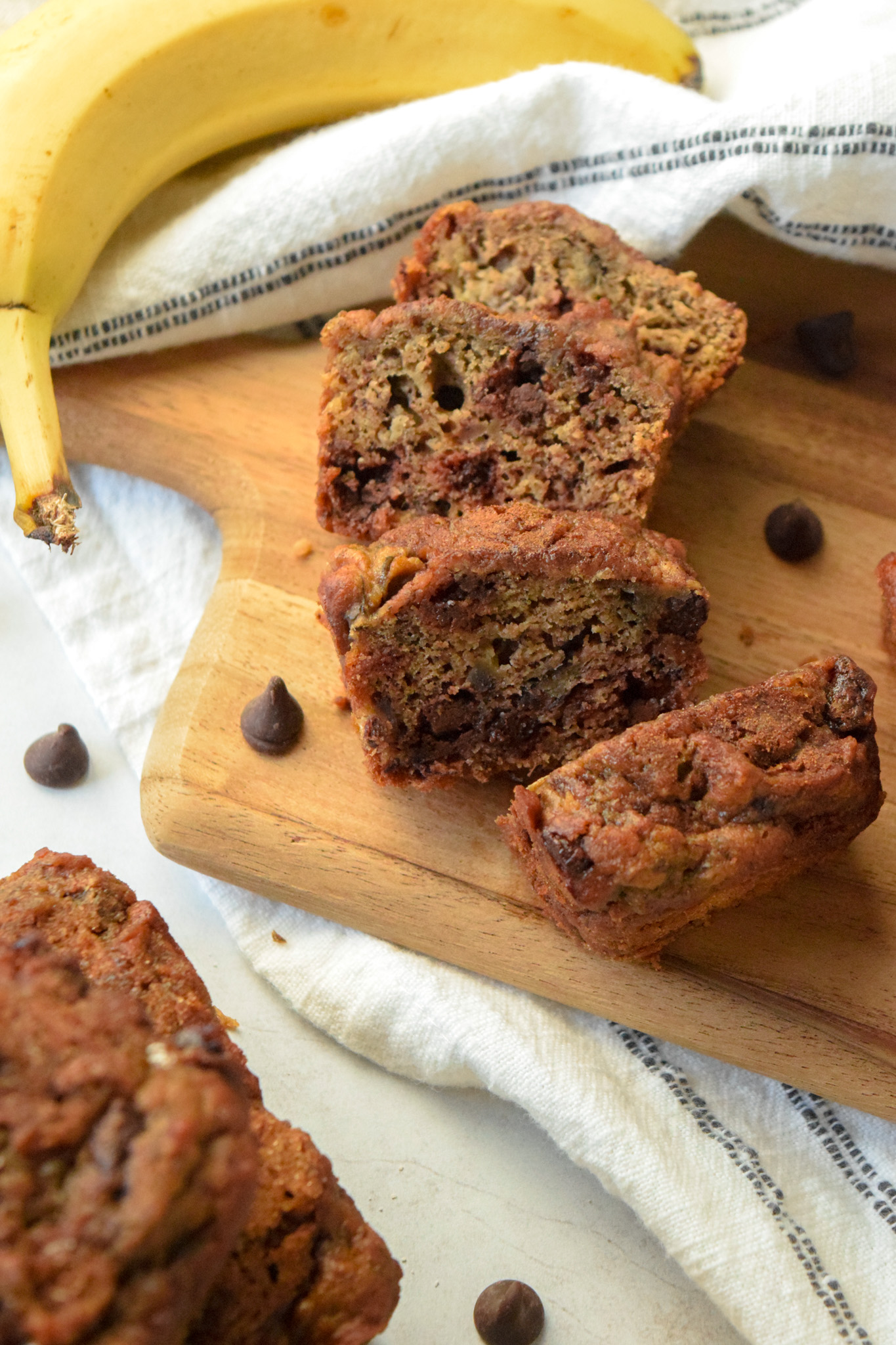 Gluten Free Banana Bread with Chocolate Chips