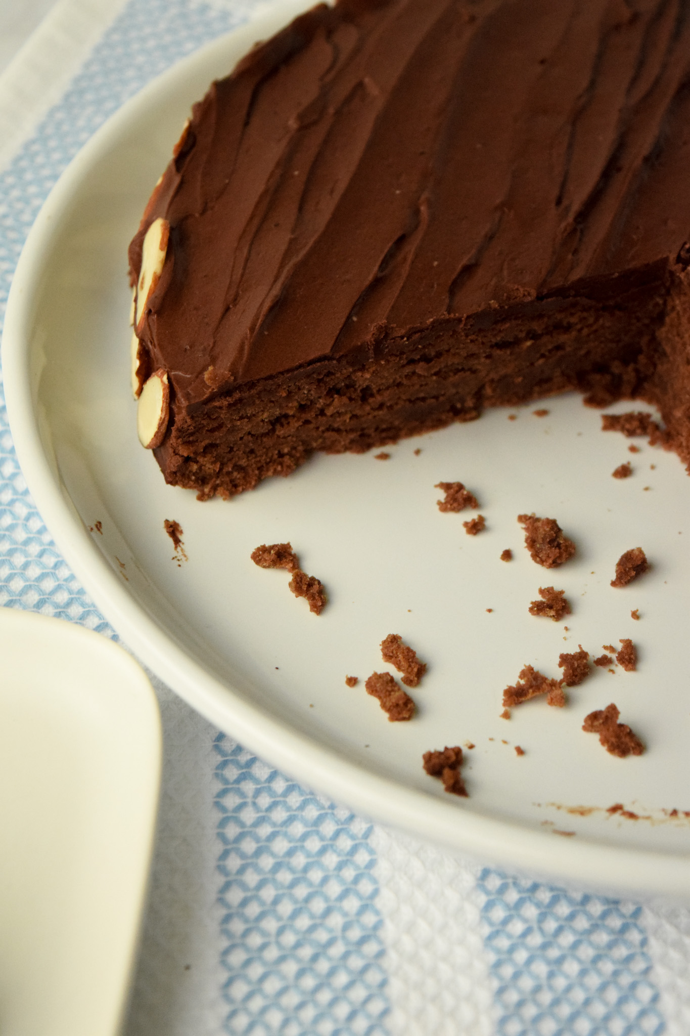 Julia Child's gluten free chocolate almond cake